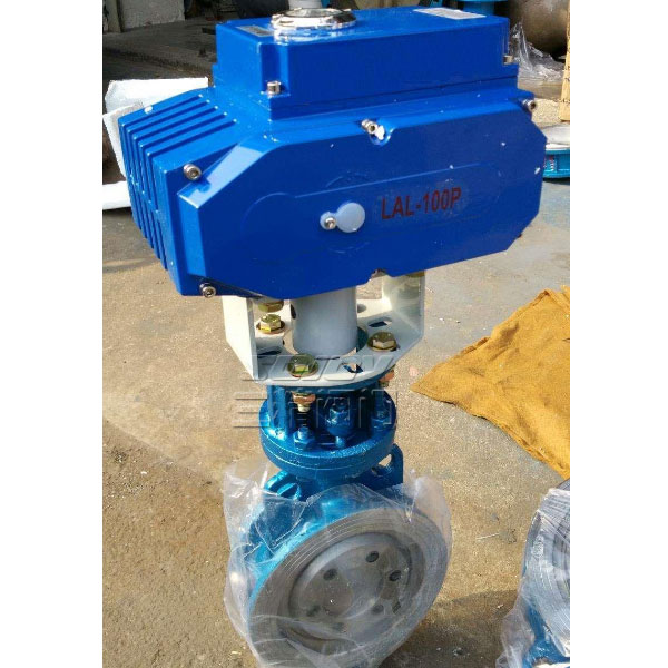 D973H電動對夾式金屬硬密封蝶閥