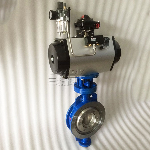 D673H氣動對夾式硬密封蝶閥