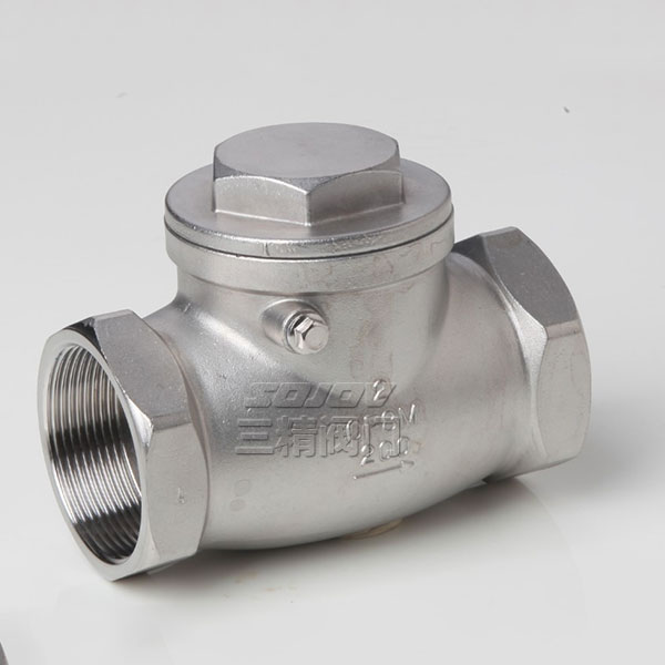 H14W不銹鋼螺紋旋啟式止回閥