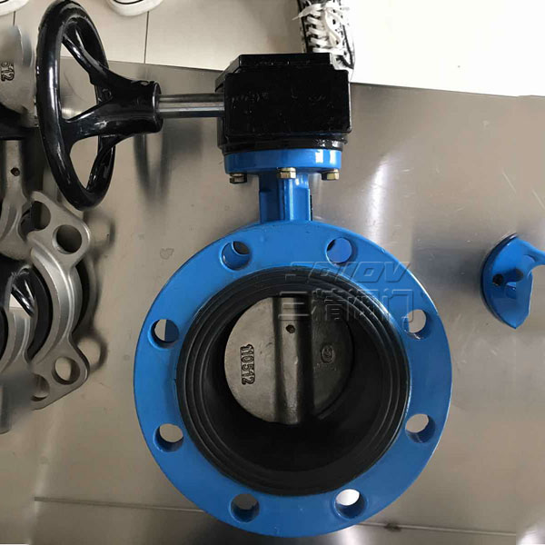 D341X蝸輪傳動法蘭式蝶閥