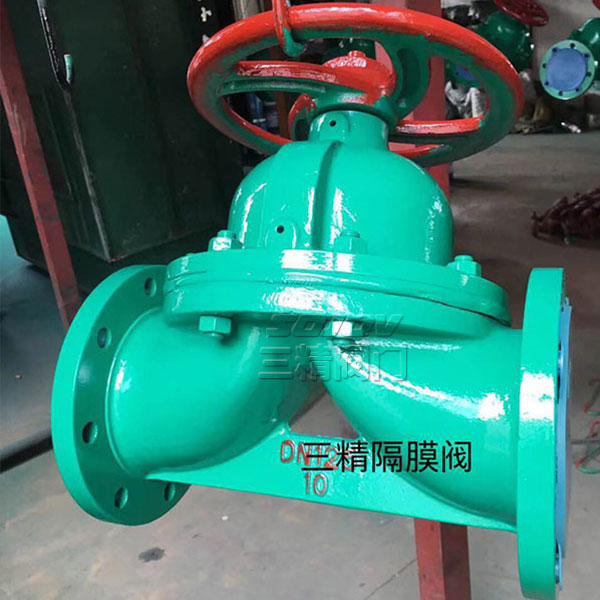 G41J襯膠隔膜閥,鑄鐵隔膜閥