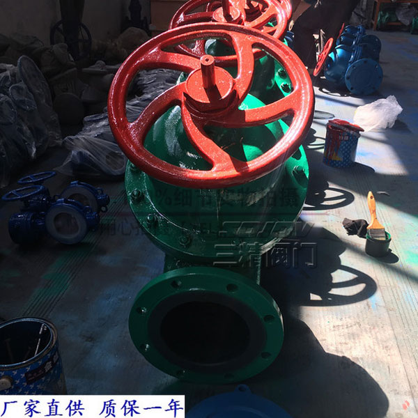 G45J直流式襯膠隔膜閥