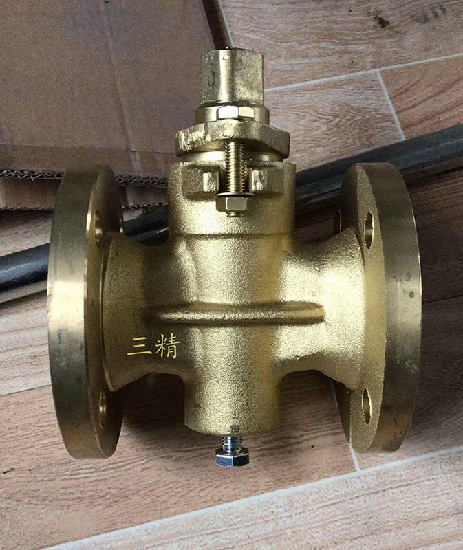 X44W三通全銅旋塞閥