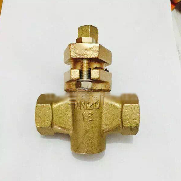 X16W-1.0T三通內螺全銅旋塞閥