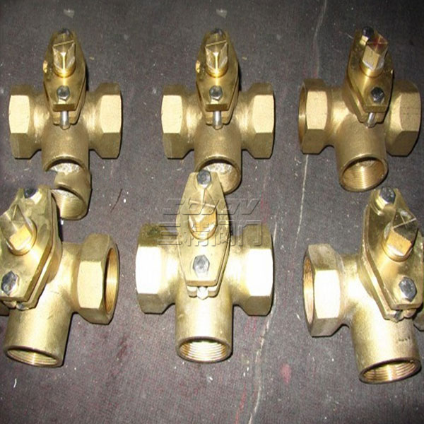 X14W-1.0T三通內螺全銅旋塞閥