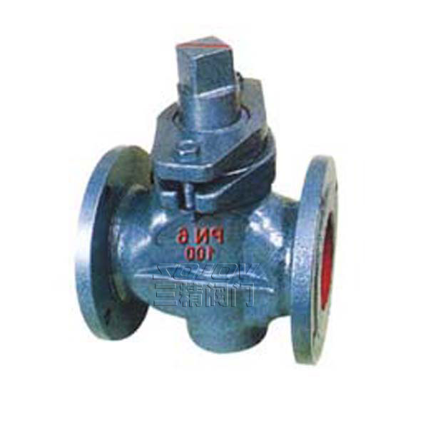 X43W二通鑄鐵旋塞閥