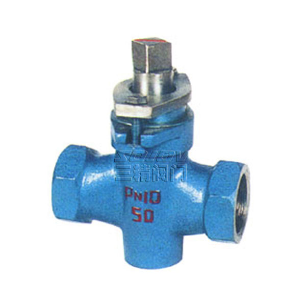 X13W二通內螺不銹鋼旋塞閥