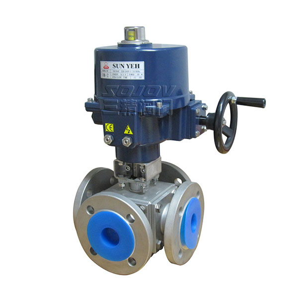 Q946F電動四通球閥