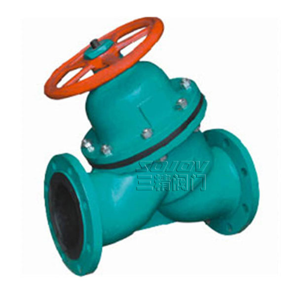 G45J直流式襯膠隔膜閥