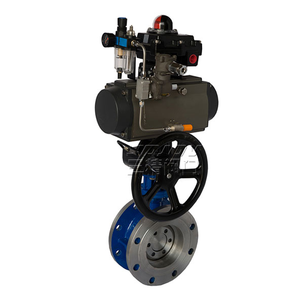 D643H氣動法蘭硬密封蝶閥