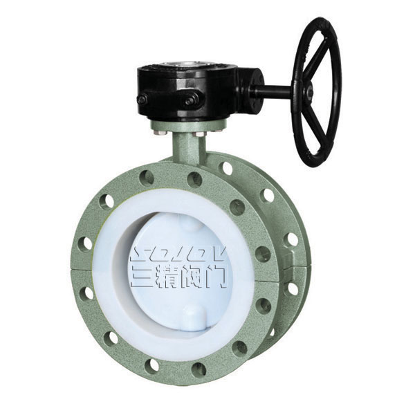 D341F4-16C蝸輪襯氟蝶閥