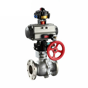 Q641F氣動(dòng)O型切斷球閥